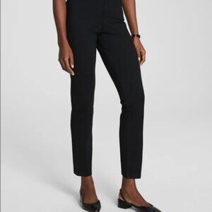 Spanx The Perfect Slim Straight Pants Black 20254Q Size Petit Large